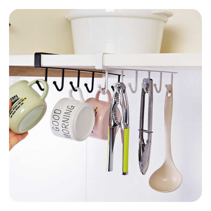 Porta Taza Colgante de Metal para Alacena